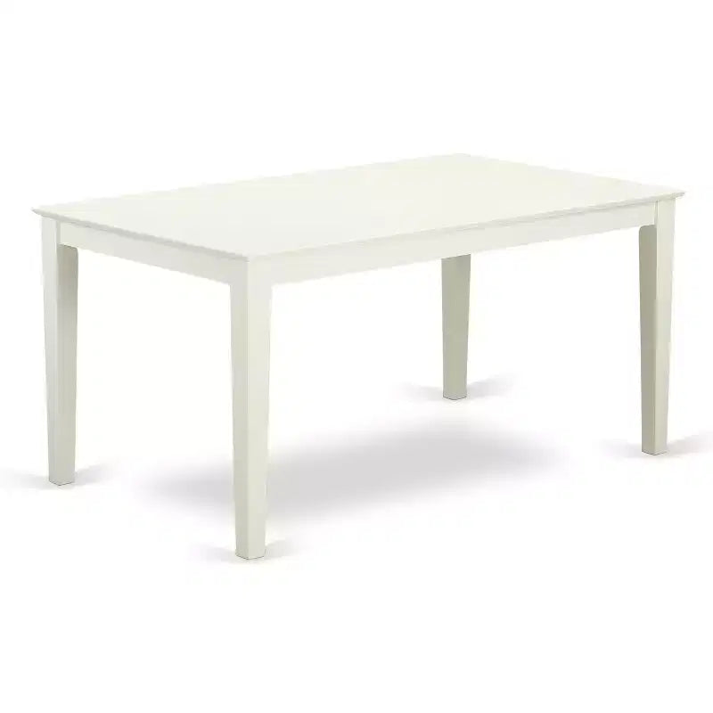 Tavolo da pranzo rettangolare con piano in legno massello, 36" x 60"