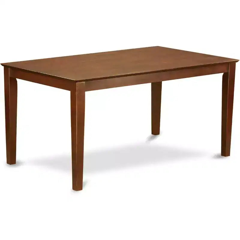 Tavolo da pranzo rettangolare con piano in legno massello, 36" x 60"