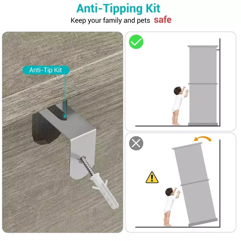 Mobile contenitore alto, Libreria con ripiani regolabili, Mobile in stile rustico per soggiorno, bagno, Grigio