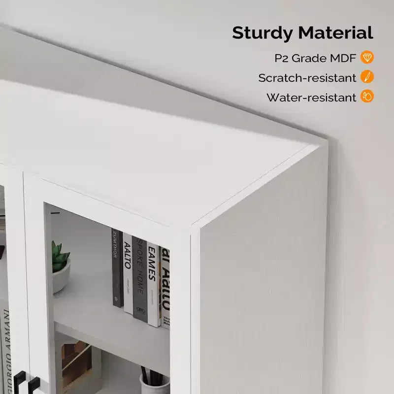 Classificatore 1 cassetto in MDF bianco, 75 cm L
