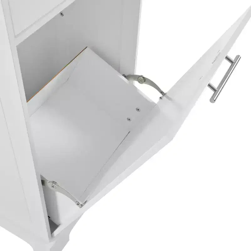 Isola da Cucina Scanalata con Mobile Contenitore per Pattumiera, Isole da Cucina Mobili su Ruote con Cassetto