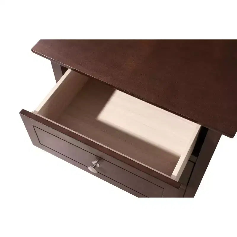 Comodino rettangolare in legno per soggiorno e camera da letto