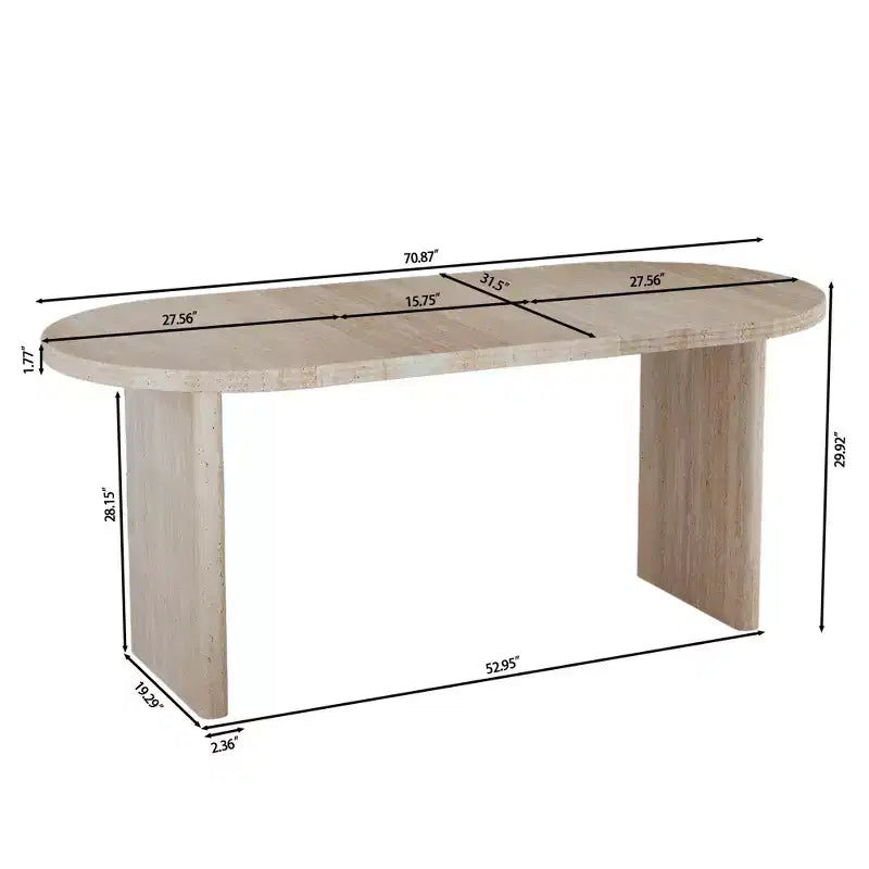 55.12-70.87Tavolo da pranzo moderno allungabile con prolunghe rimovibili, tavolo in stile moderno di metà secolo, adatto per sale da pranzo
