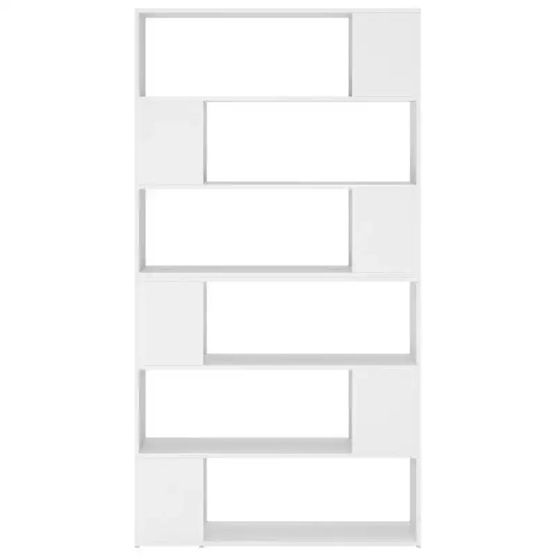 Libreria Divisoria, Legno Ingegnerizzato Bianco, 100x24x188 cm