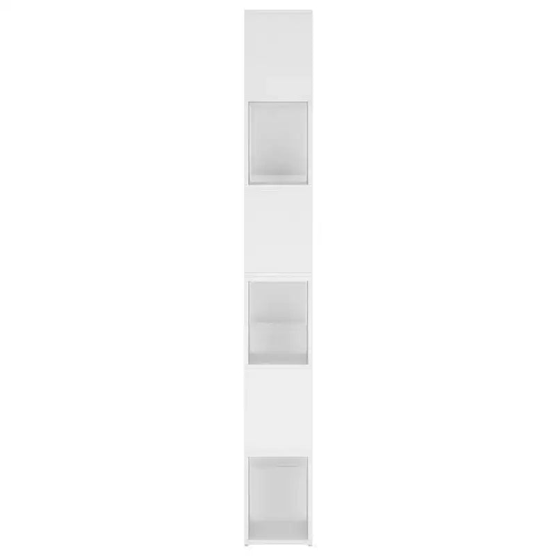 Libreria Divisoria, Legno Ingegnerizzato Bianco, 100x24x188 cm