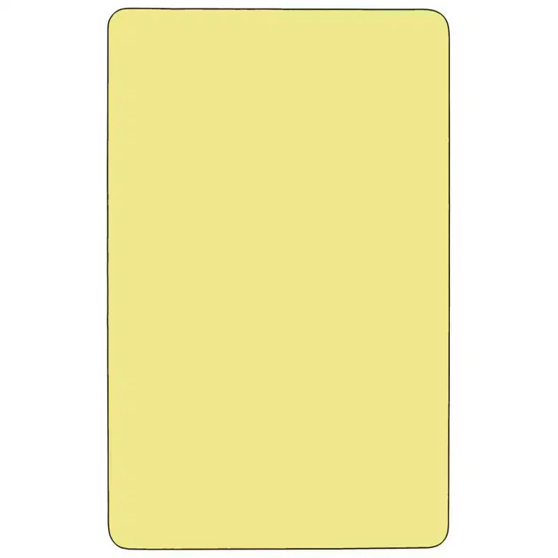 Tavolo attività rettangolare laminato a caldo 76x152 cm con gambe regolabili in altezza standard