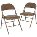 Flash Furniture 2 Pack HERCULES Series Double Braced Vinyl Folding Chair