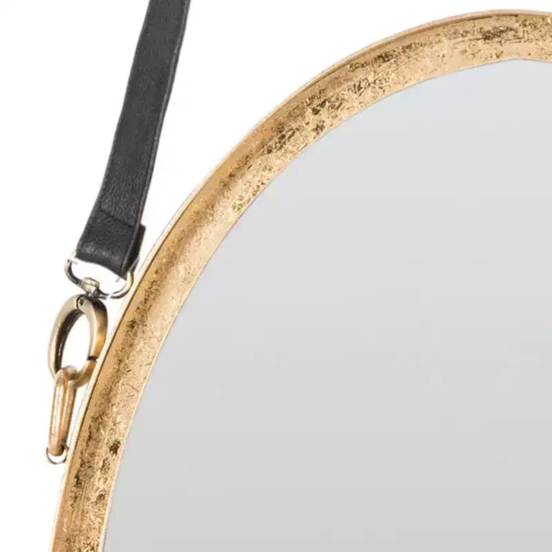 Specchio accentato con cinturino Pembroke